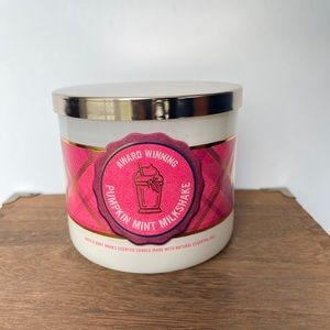 Unreleased test store candle Bath & Body Works Pumpkin Mint Milkshake